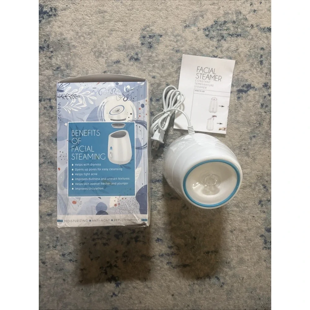 Pursonic Facial Steamer Moisturizing Hydrates Purifies Cleanses & Nourishes Skin